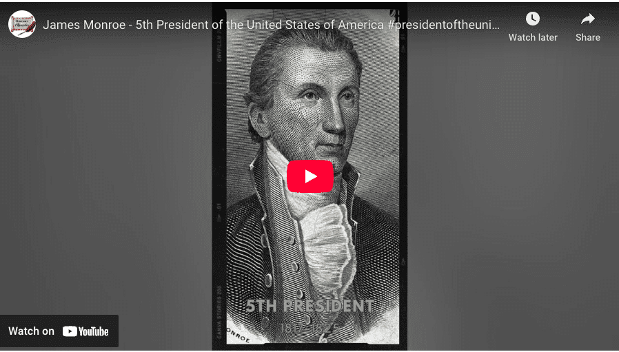James Monroe - 5th President of the United States of America [VIDEO]